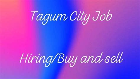 Tagum City Jobs in Philippines .